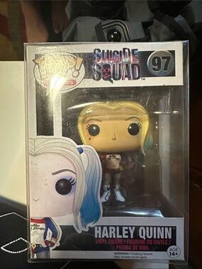 Funko Harley Quinn Vinyl Figure Blonde with Blue Tips (Suicide Squad #97)